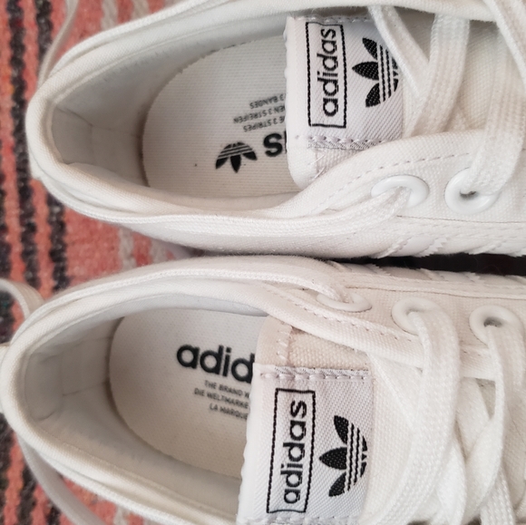 *NEW* Adidas white plataform shoes - Picture 5 of 7